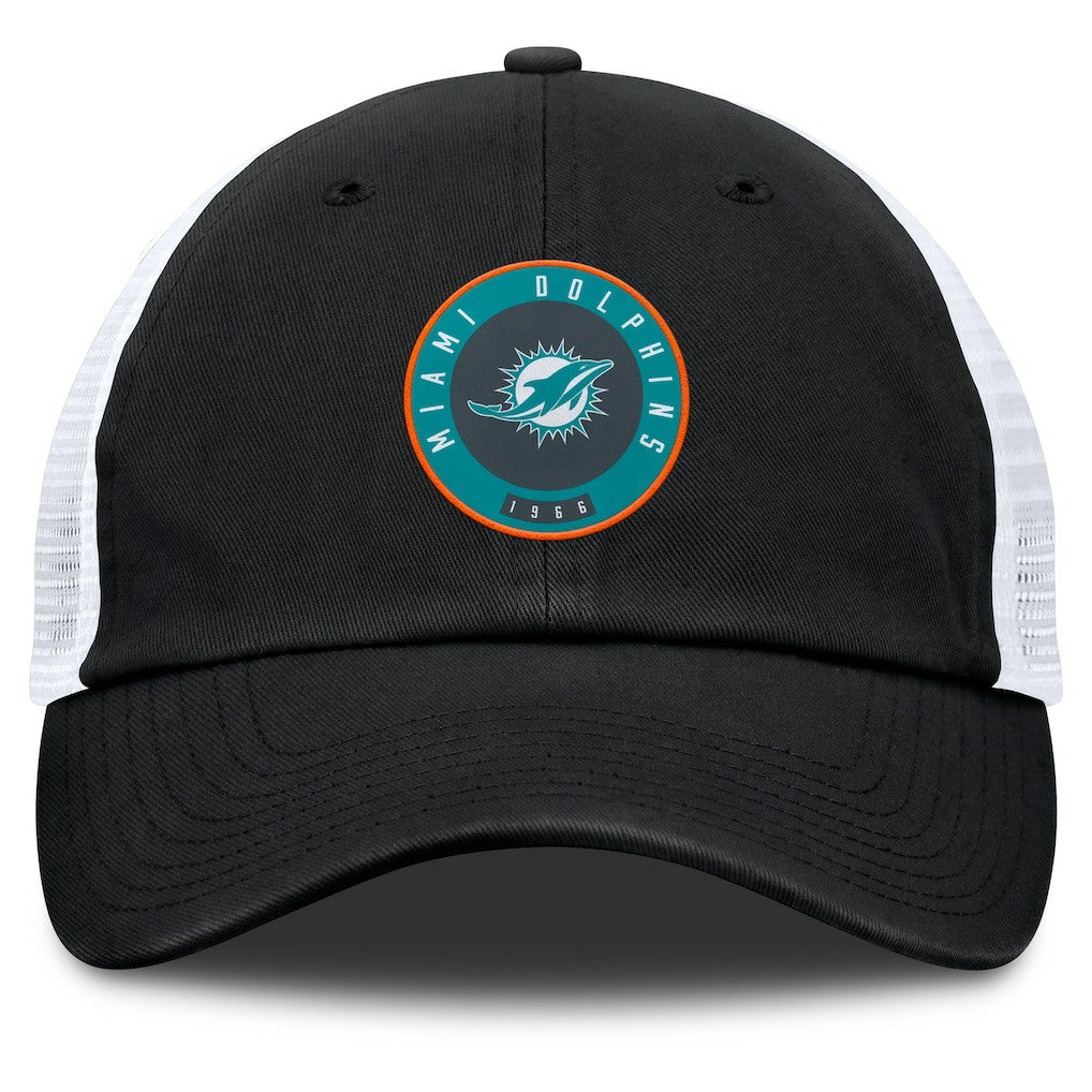 Miami Dolphins Averie Trucker Adjustable Hat Black | Fanatics