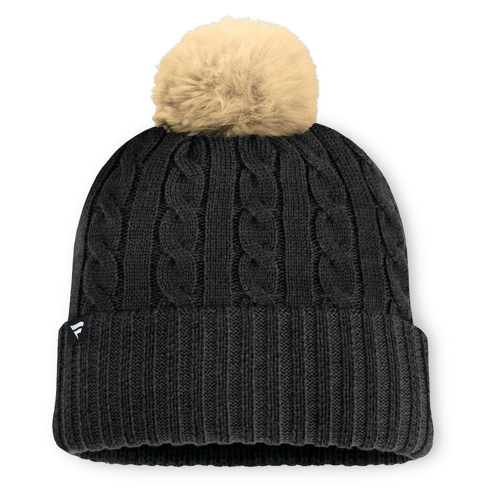 Jacksonville Jaguars Women's Cable Knit Cuffed Hat with Pom Black | Fanatics