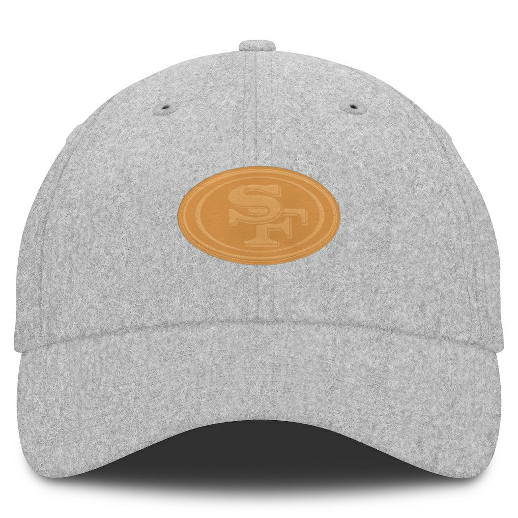 San Francisco 49ers Front Office Adjustable Hat Heather Gray | Fanatics