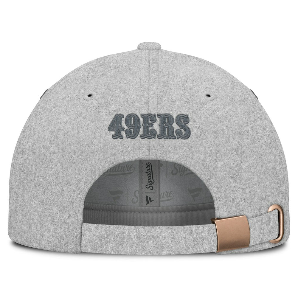 San Francisco 49ers Front Office Adjustable Hat Heather Gray | Fanatics