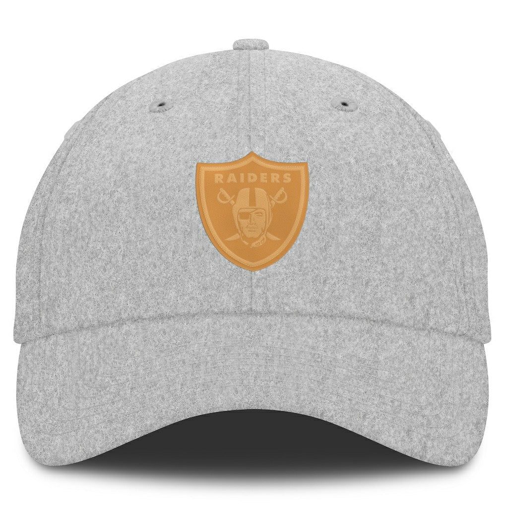 Las Vegas Raiders Front Office Adjustable Hat Heather Gray | Fanatics
