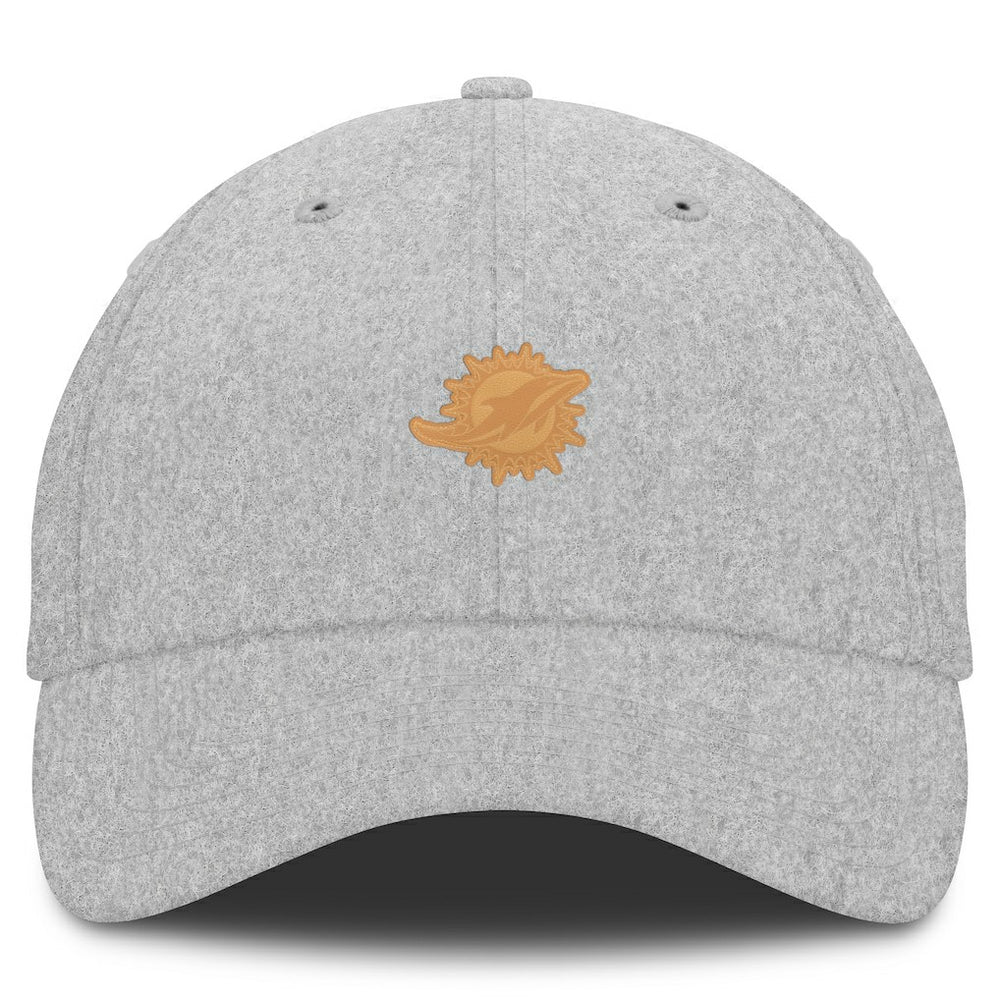 Miami Dolphins Front Office Adjustable Hat Heather Gray | Fanatics