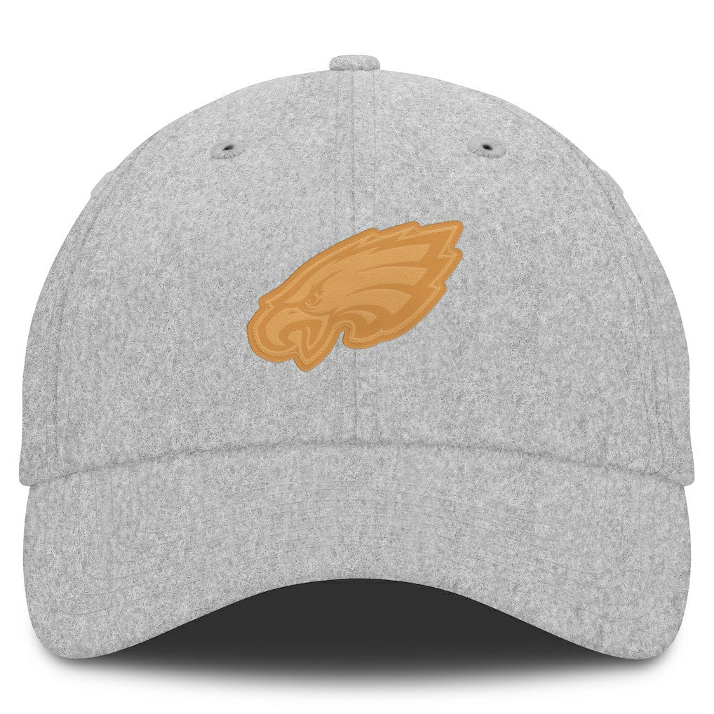 Philadelphia Eagles Front Office Adjustable Hat Heather Gray | Fanatics