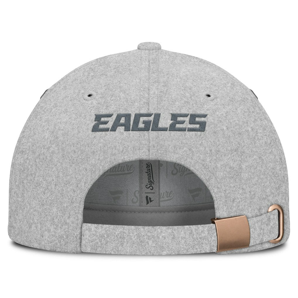 Philadelphia Eagles Front Office Adjustable Hat Heather Gray | Fanatics