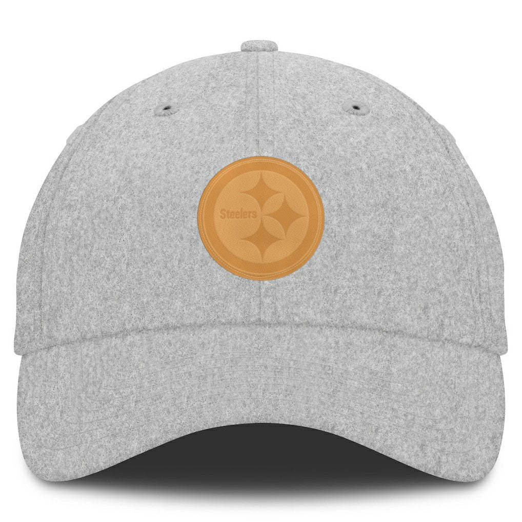 Pittsburgh Steelers Front Office Adjustable Hat Heather Gray | Fanatics