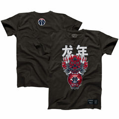 Washington Wizards Hyperfly Unisex Year of the Dragon Lunar New Year Collection T-Shirt Heather Black - NBA