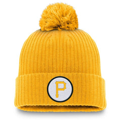 Pittsburgh Pirates Nike Cooperstown Collection Patch Cuffed Knit Hat with Pom - MLB