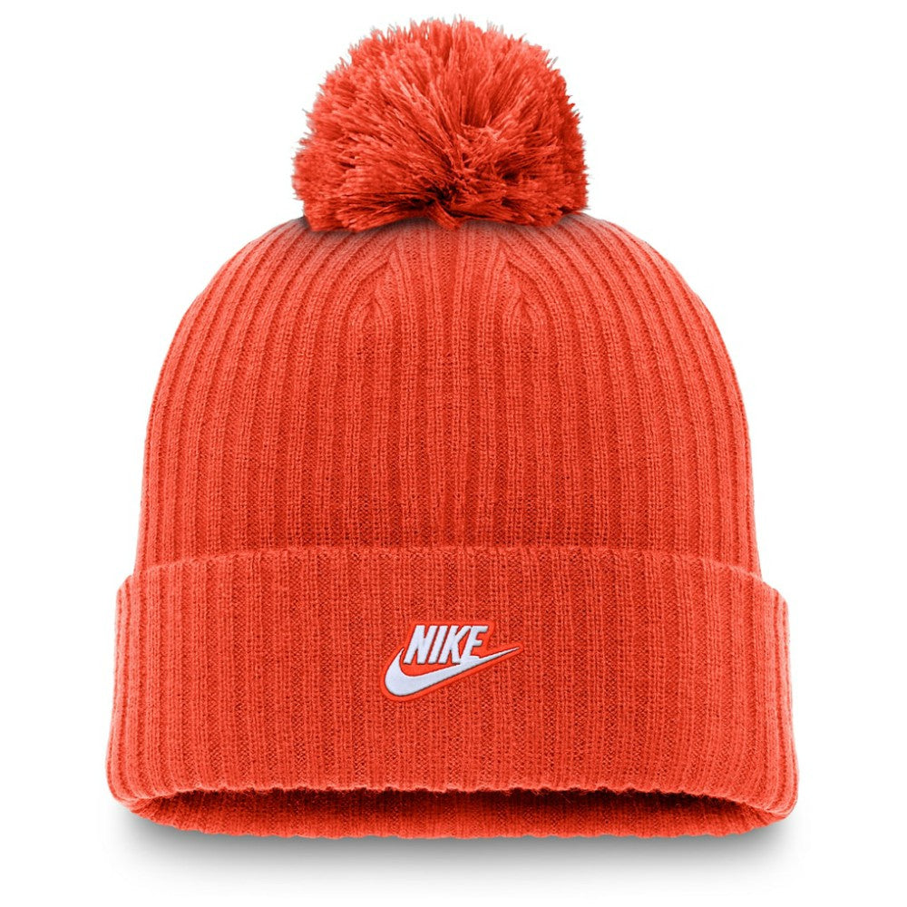 Houston Astros Nike Cooperstown Collection Patch Cuffed Knit Hat with Pom - MLB