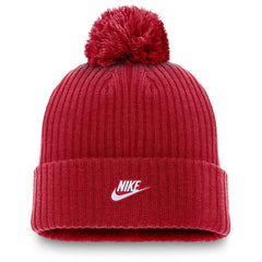 Atlanta Braves Nike Cooperstown Collection Patch Cuffed Knit Hat with Pom - MLB