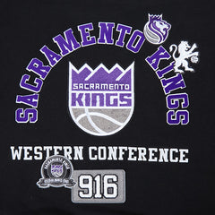 Sacramento Kings Pro Standard Women's Area Code Cropped Pullover Sweatshirt Black - NBA