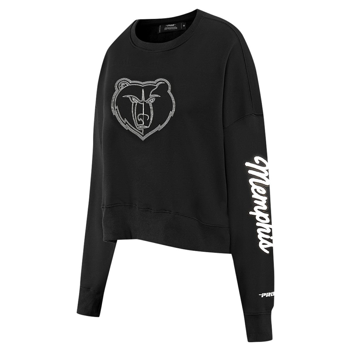 Memphis Grizzlies Pro Standard Women's Paint The City Cropped Pullover Sweatshirt Black - NBA