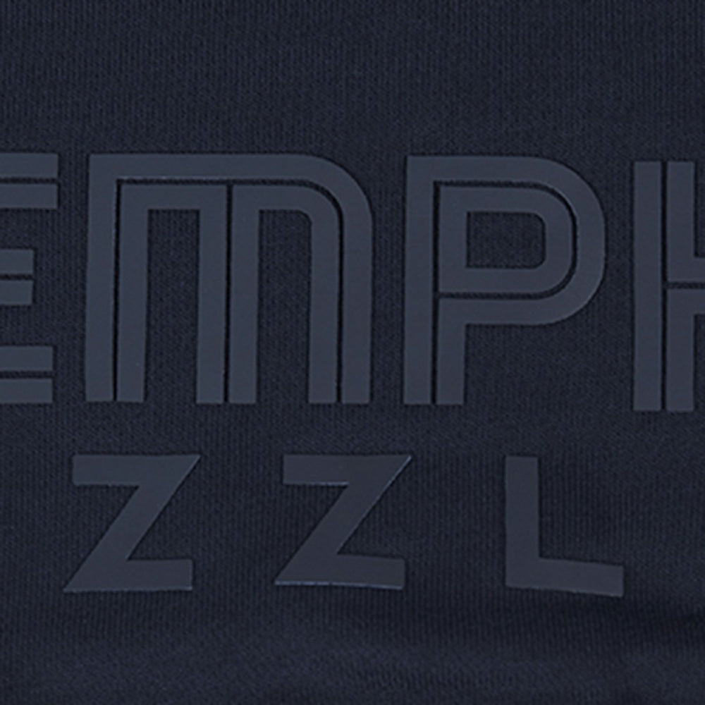 Memphis Grizzlies Pro Standard Women's Jewels Cropped Pullover Hoodie Navy - NBA