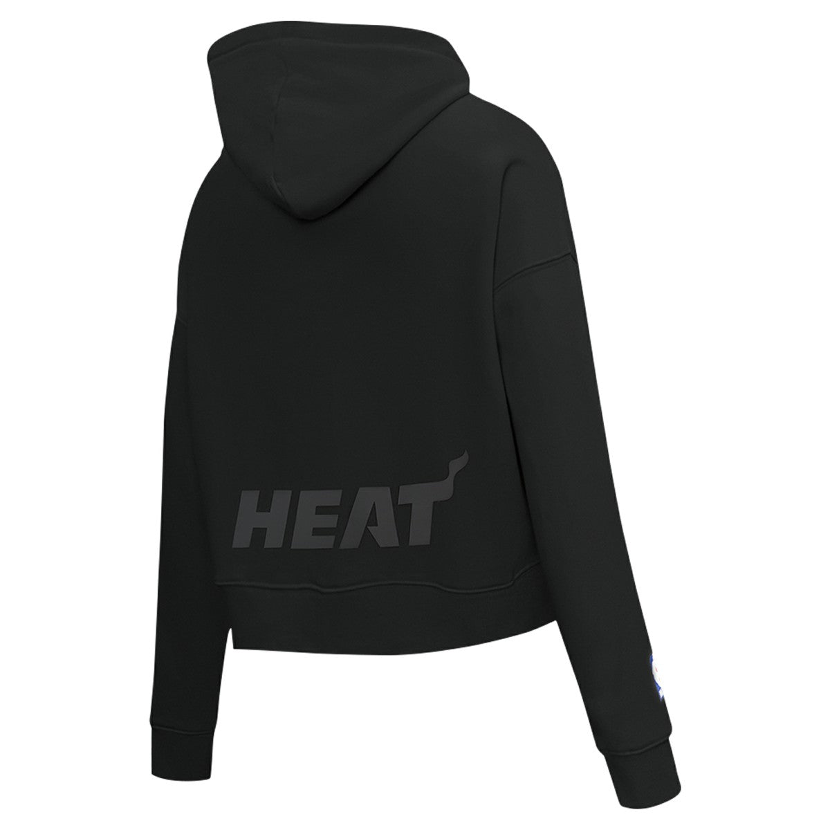 Miami Heat Pro Standard Women's Jewels Cropped Pullover Hoodie Black - NBA