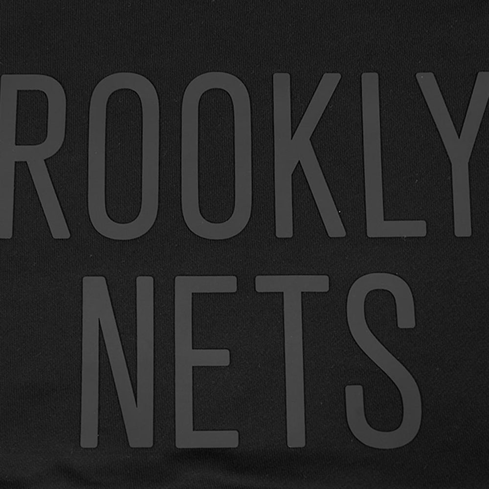 Brooklyn Nets Pro Standard Women's Jewels Cropped Pullover Hoodie Black - NBA