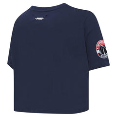 Washington Wizards Pro Standard Women's Jewels Boxy Cropped T-Shirt Navy - NBA
