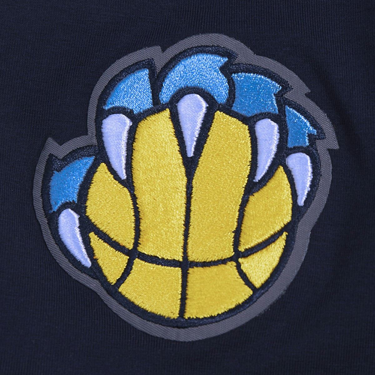 Memphis Grizzlies Pro Standard Women's Jewels Boxy Cropped T-Shirt Navy - NBA