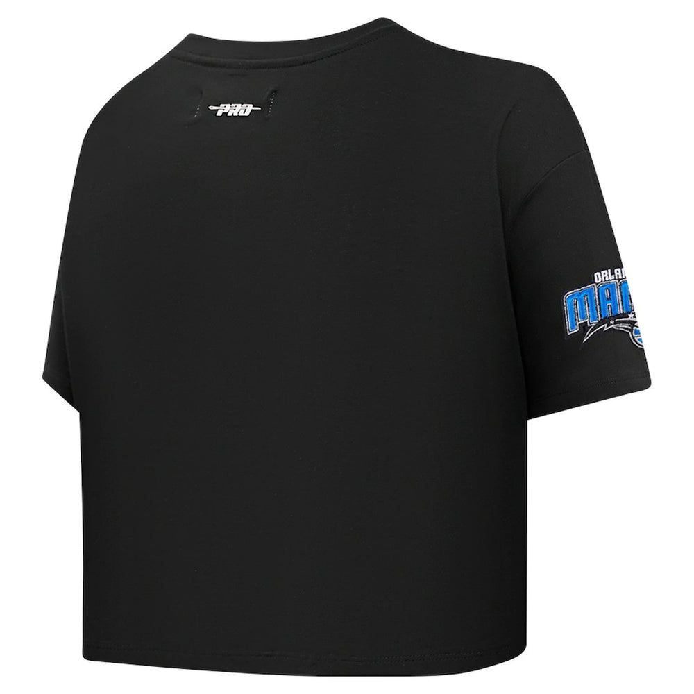 Orlando Magic Pro Standard Women's Jewels Boxy Cropped T-Shirt Black - NBA