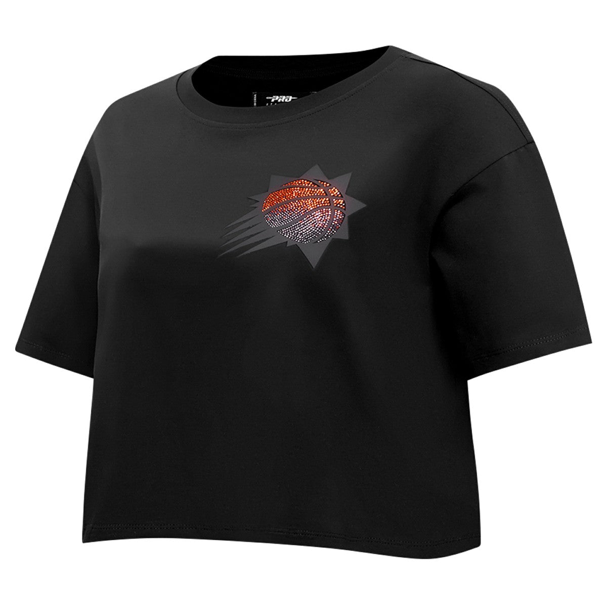 Phoenix Suns Pro Standard Women's Jewels Boxy Cropped T-Shirt Black - NBA
