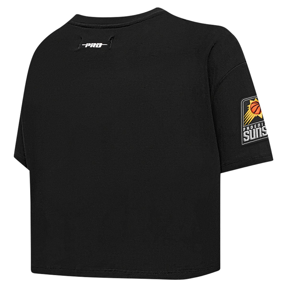 Phoenix Suns Pro Standard Women's Jewels Boxy Cropped T-Shirt Black - NBA