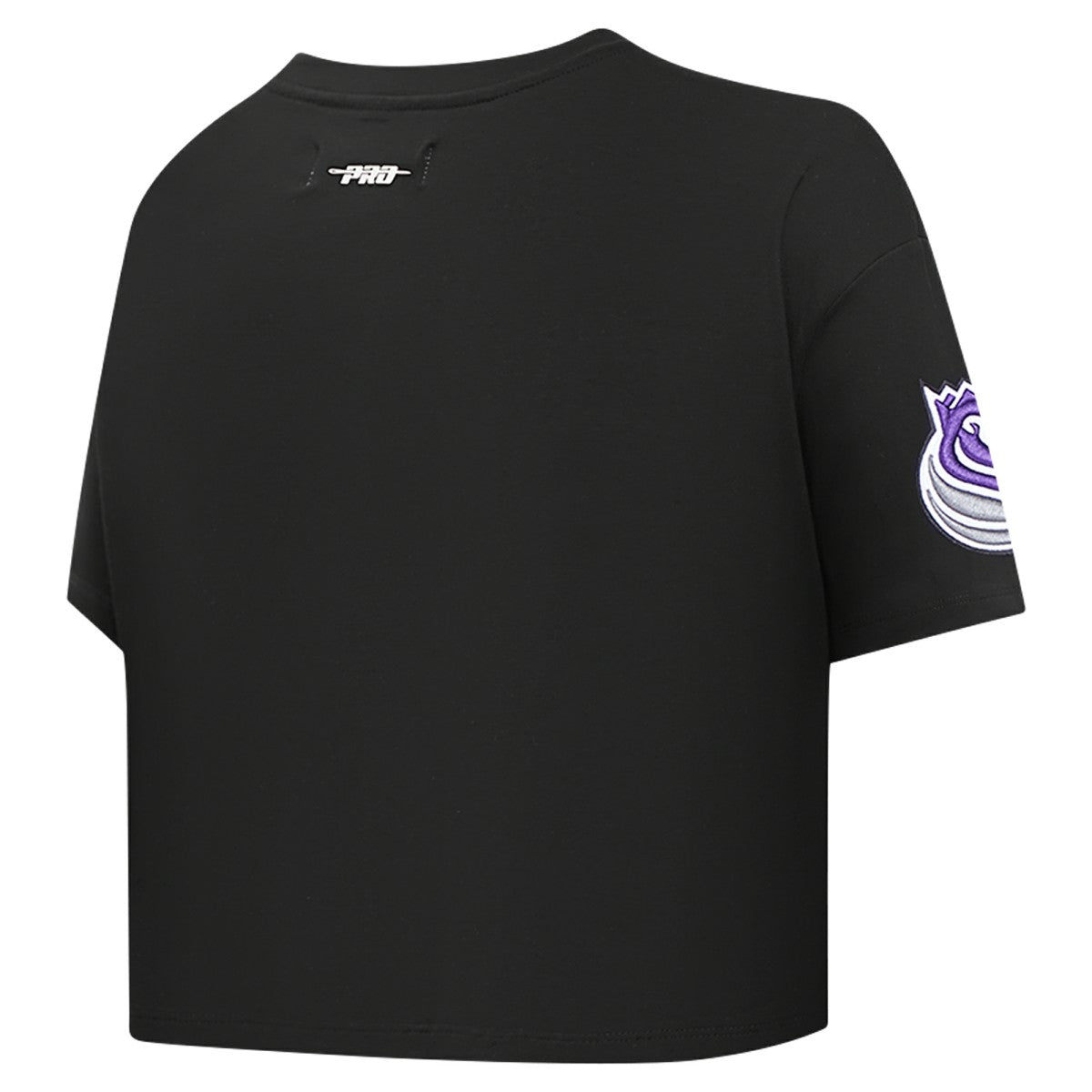 Sacramento Kings Pro Standard Women's Jewels Boxy Cropped T-Shirt Black - NBA