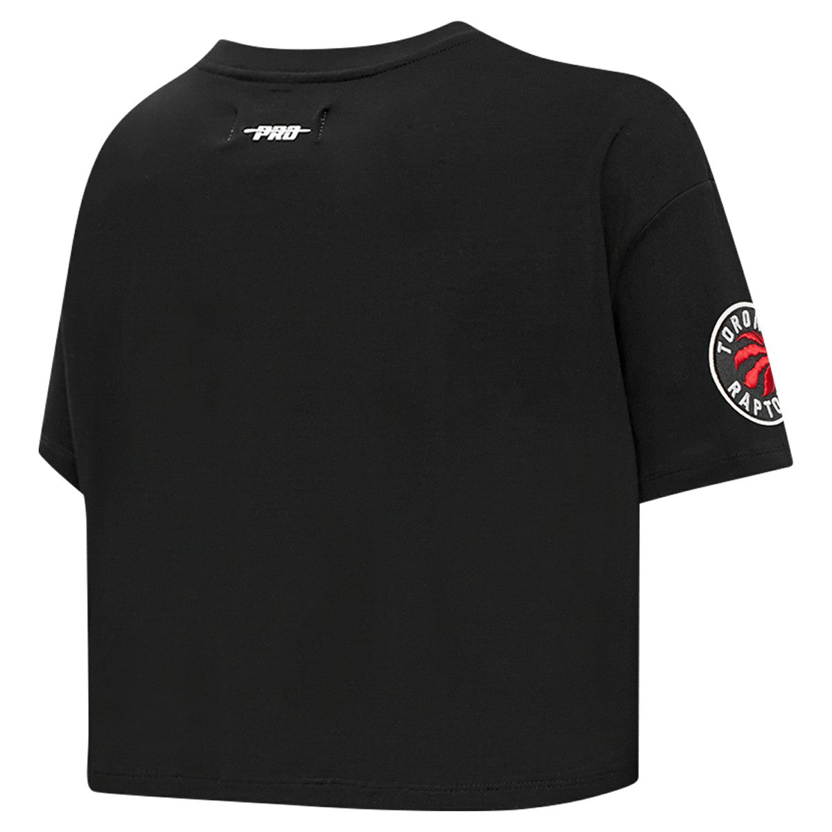 Toronto Raptors Pro Standard Women's Jewels Boxy Cropped T-Shirt Black - NBA