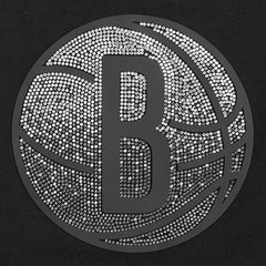 Brooklyn Nets Pro Standard Women's Jewels Boxy Cropped T-Shirt Black - NBA