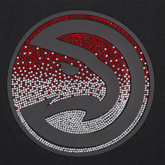 Atlanta Hawks Pro Standard Women's Jewels Boxy Cropped T-Shirt Black - NBA