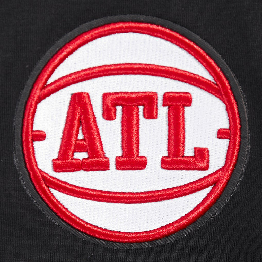 Atlanta Hawks Pro Standard Women's Jewels Boxy Cropped T-Shirt Black - NBA