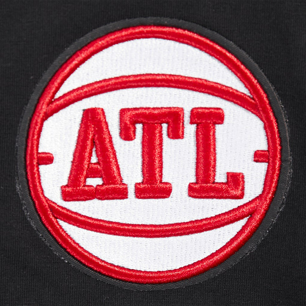 Atlanta Hawks Pro Standard Women's Jewels Boxy Cropped T-Shirt Black - NBA