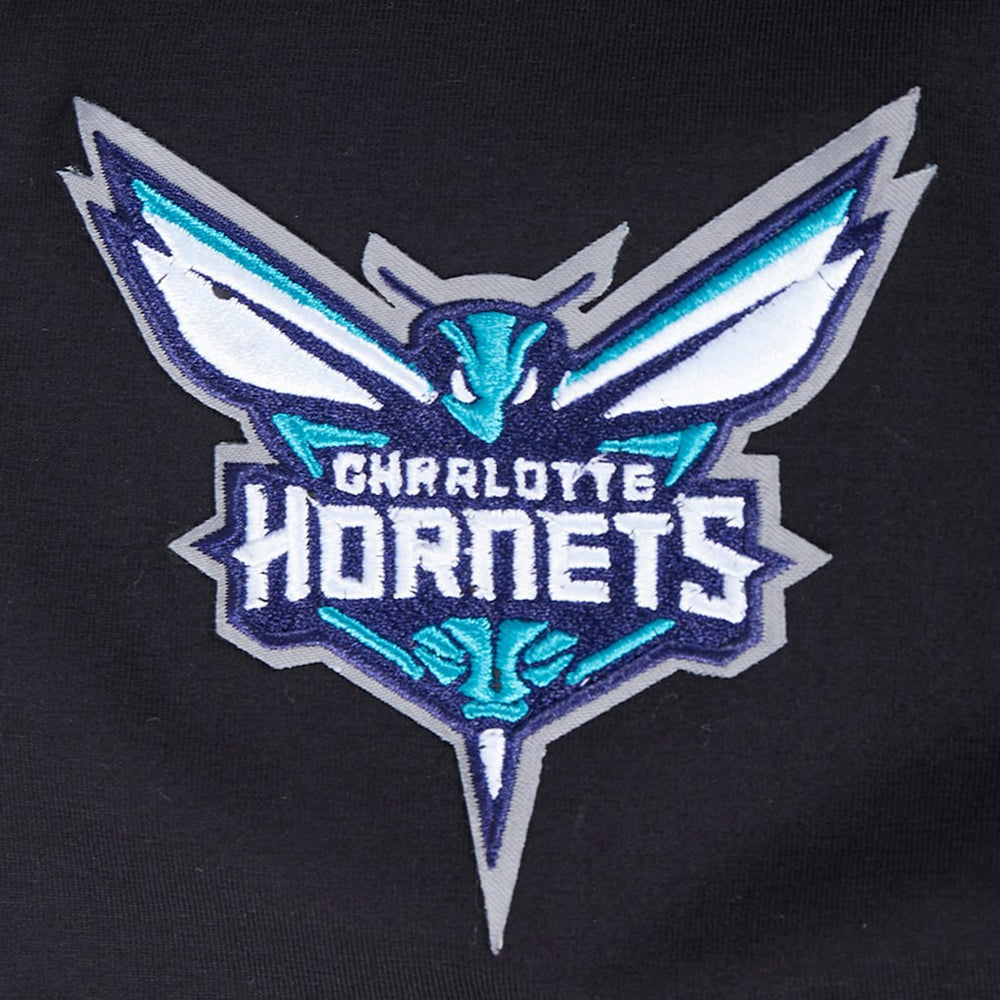 Charlotte Hornets Pro Standard Women's Jewels Boxy Cropped T-Shirt Black - NBA