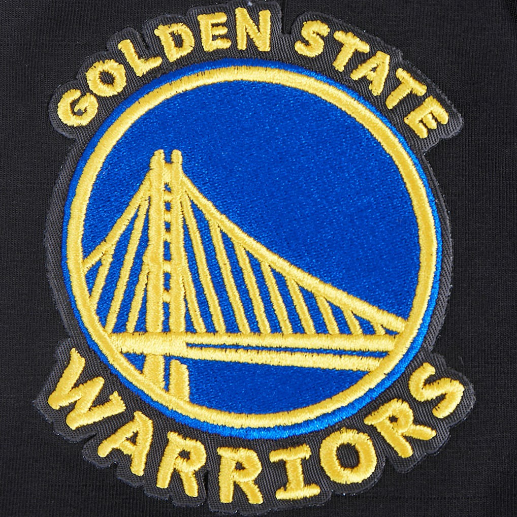 Golden State Warriors Pro Standard Women's Jewels Boxy Cropped T-Shirt Black - NBA