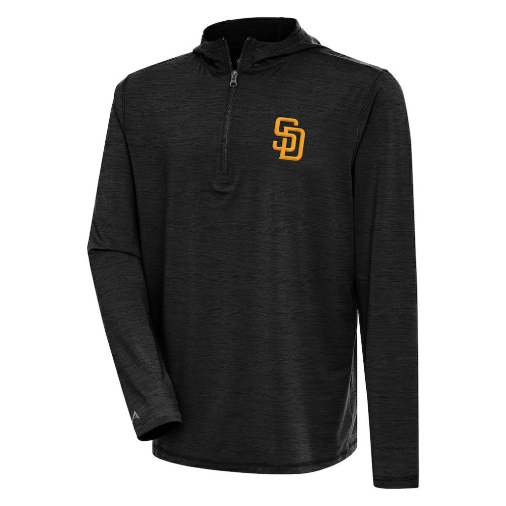 San Diego Padres Antigua Tidy Quarter-Zip Hoodie - MLB