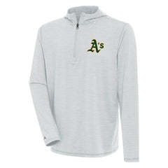 Athletics Antigua Tidy Quarter-Zip Hoodie - MLB