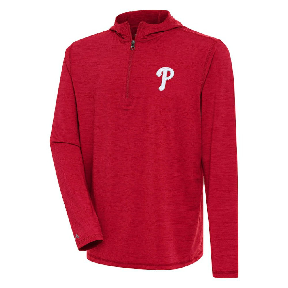 Philadelphia Phillies Antigua Tidy Quarter-Zip Hoodie - MLB