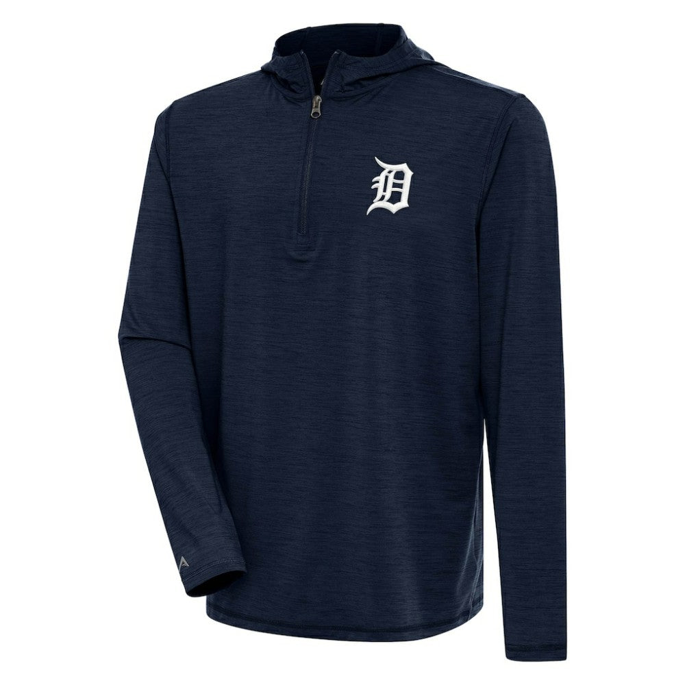 Detroit Tigers Antigua Tidy Quarter-Zip Hoodie - MLB