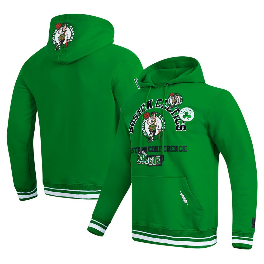 Boston Celtics Pro Standard Area Code Pullover Hoodie Kelly Green - NBA