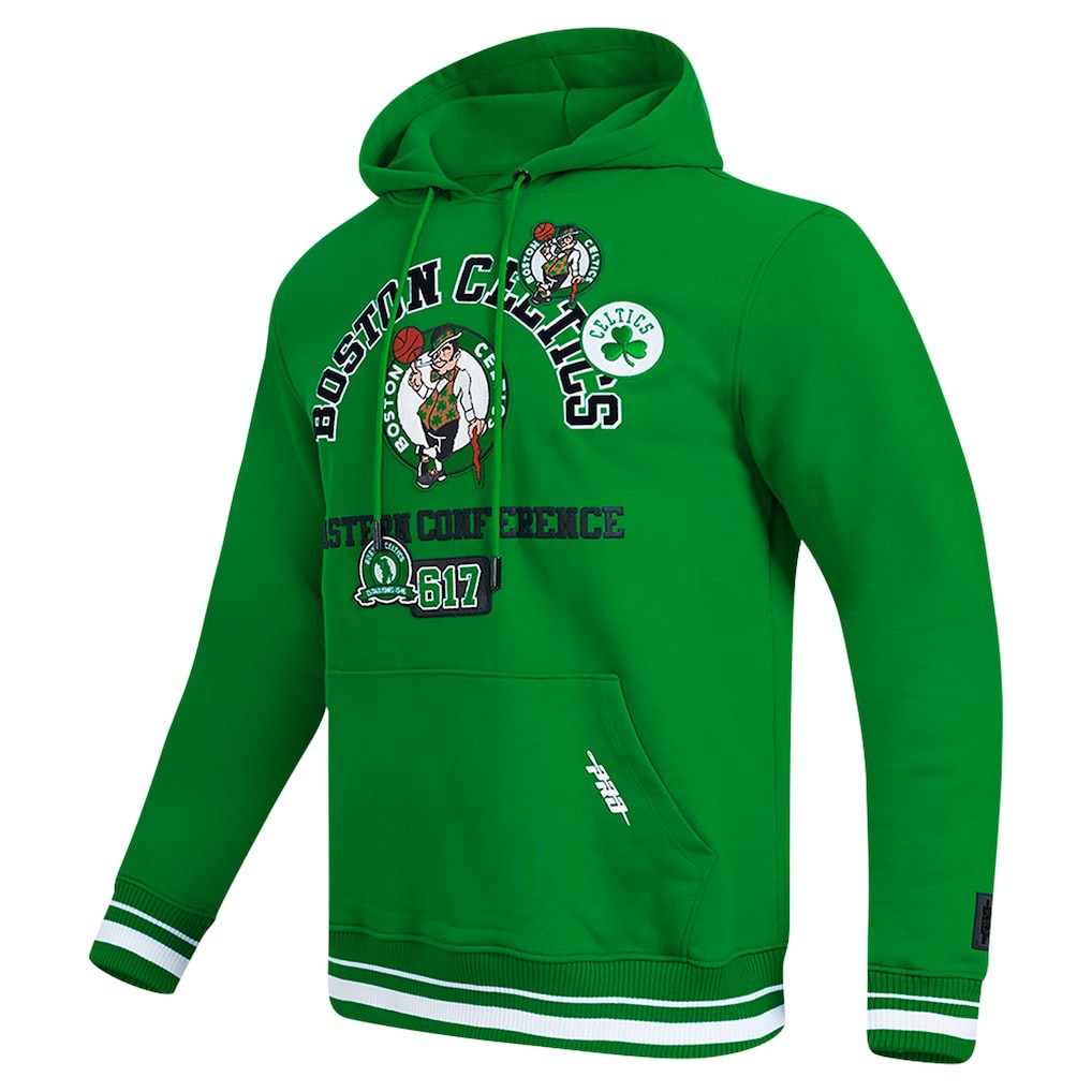 Boston Celtics Pro Standard Area Code Pullover Hoodie Kelly Green - NBA