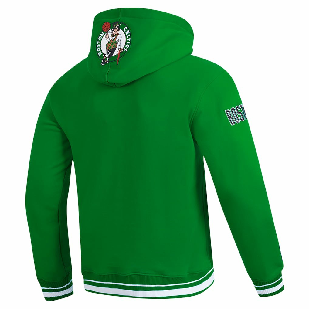 Boston Celtics Pro Standard Area Code Pullover Hoodie Kelly Green - NBA