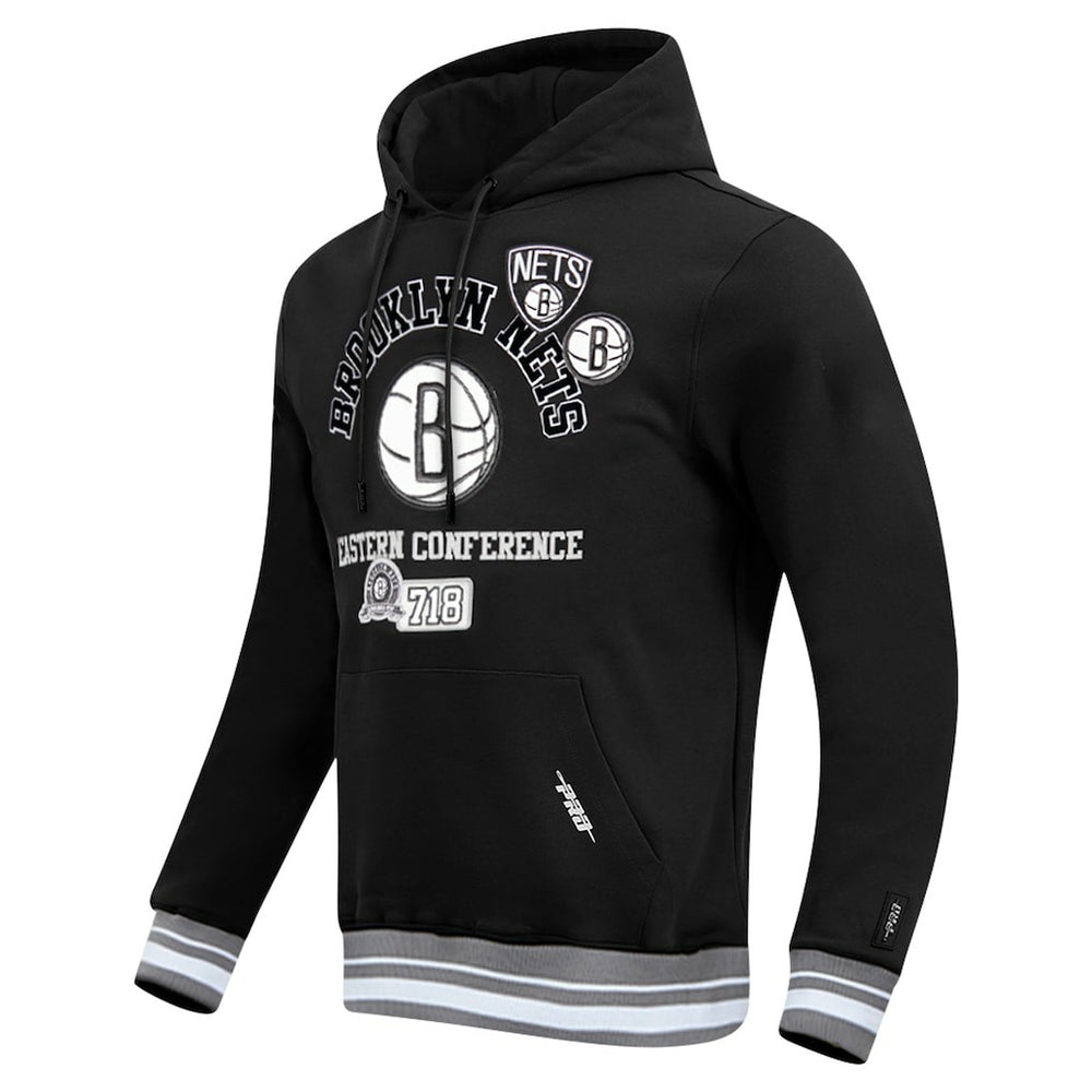 Brooklyn Nets Pro Standard Area Code Pullover Hoodie Black - NBA