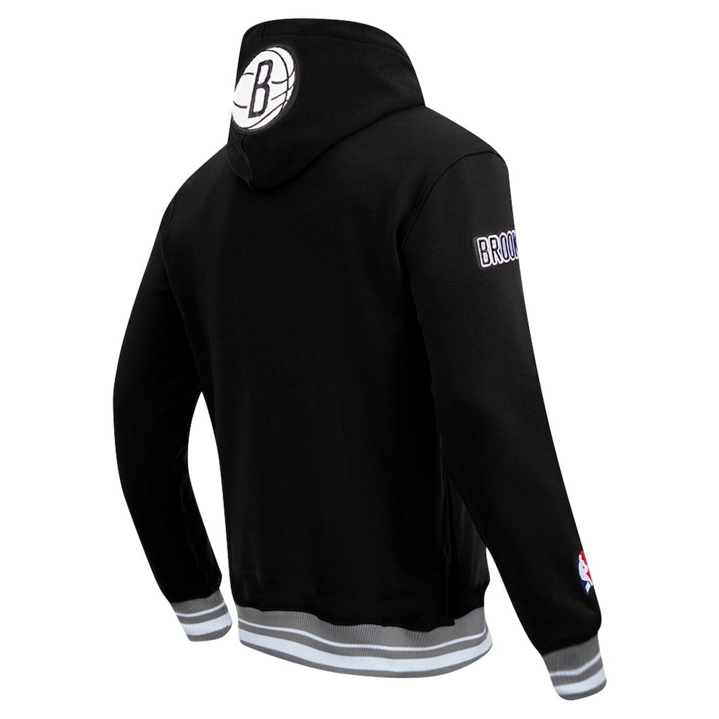 Brooklyn Nets Pro Standard Area Code Pullover Hoodie Black - NBA