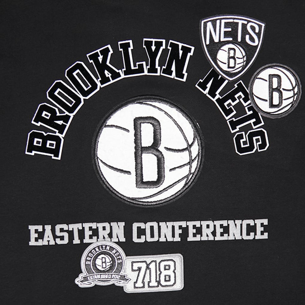 Brooklyn Nets Pro Standard Area Code Pullover Hoodie Black - NBA