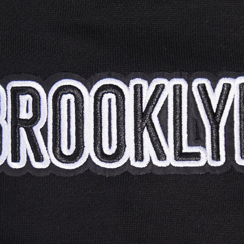 Brooklyn Nets Pro Standard Area Code Pullover Hoodie Black - NBA