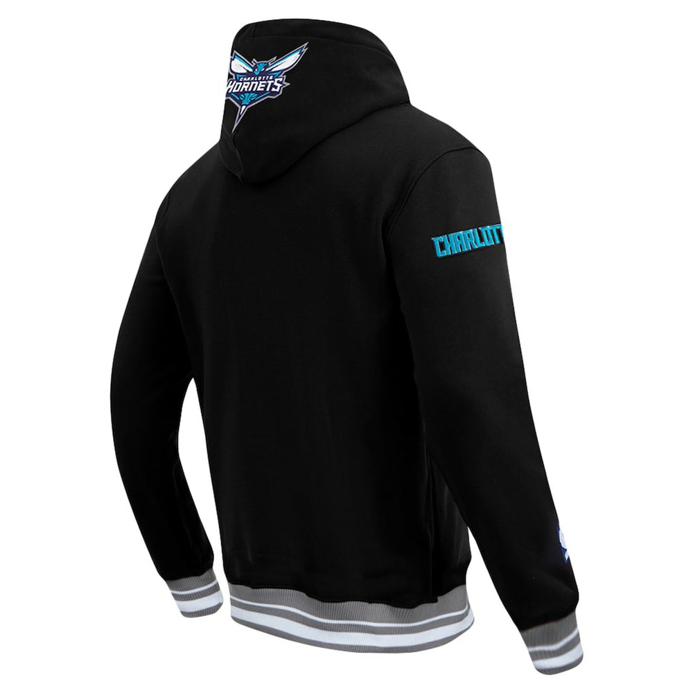 Charlotte Hornets Pro Standard Area Code Pullover Hoodie Black - NBA