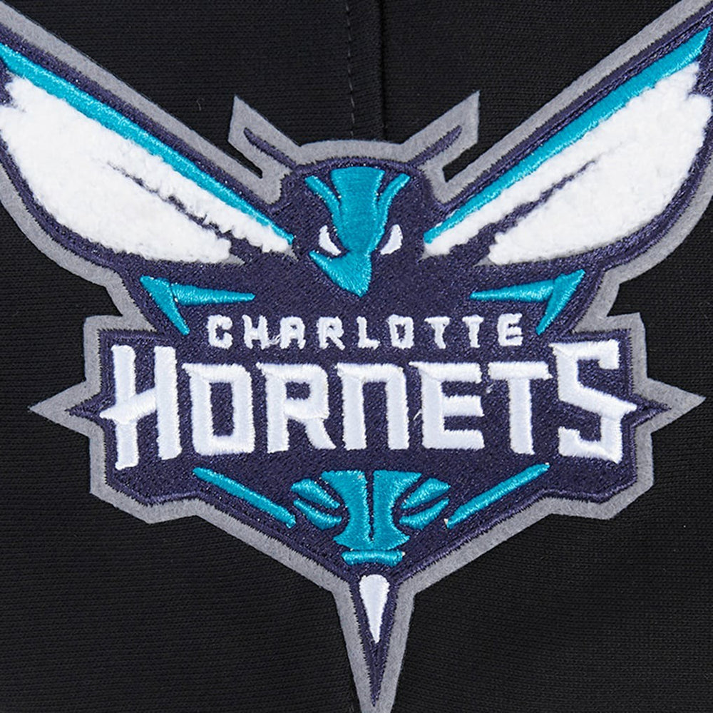 Charlotte Hornets Pro Standard Area Code Pullover Hoodie Black - NBA