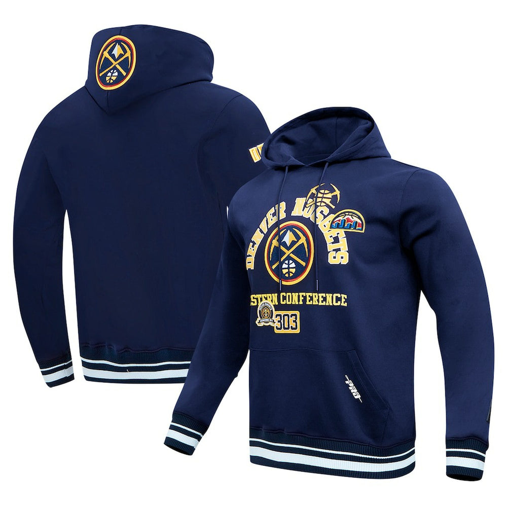 Denver Nuggets Pro Standard Area Code Pullover Hoodie Navy - NBA