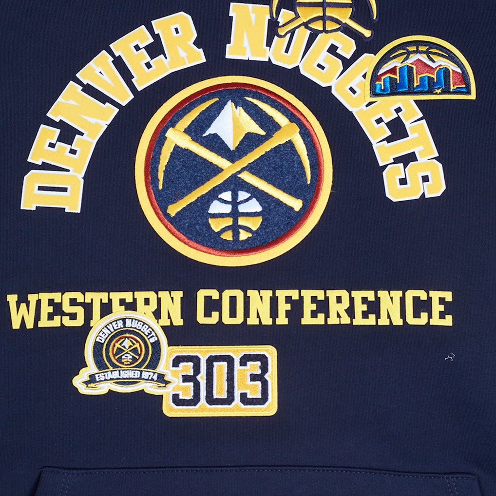 Denver Nuggets Pro Standard Area Code Pullover Hoodie Navy - NBA