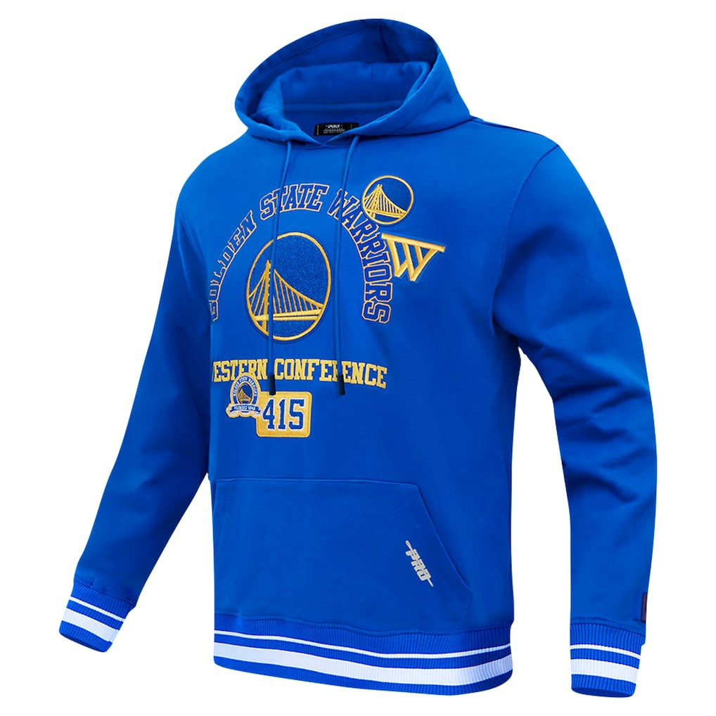 Golden State Warriors Pro Standard Area Code Pullover Hoodie Royal - NBA