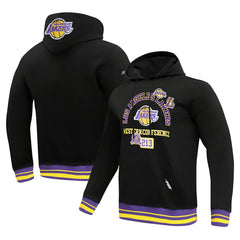 Los Angeles Lakers Pro Standard Area Code Pullover Hoodie Black - NBA