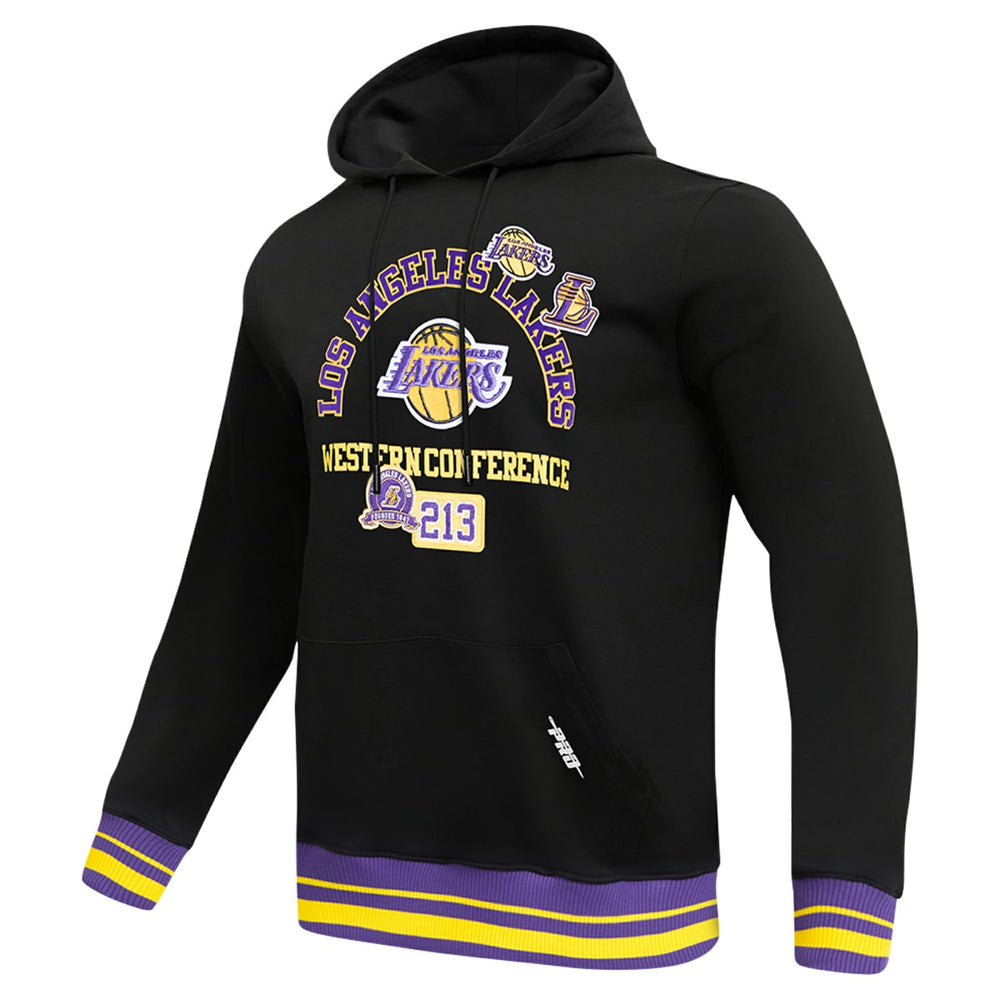 Los Angeles Lakers Pro Standard Area Code Pullover Hoodie Black - NBA