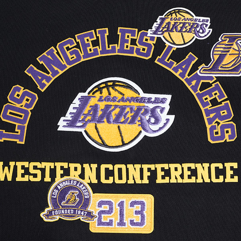 Los Angeles Lakers Pro Standard Area Code Pullover Hoodie Black - NBA